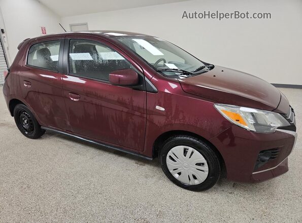ML32AUHJ5RH031014 2024 MITSUBISHI MIRAGE Burgundy 