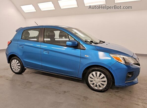 ML32AUHJ6MH014084 2021 MITSUBISHI MIRAGE Blue წინა მარჯვენა