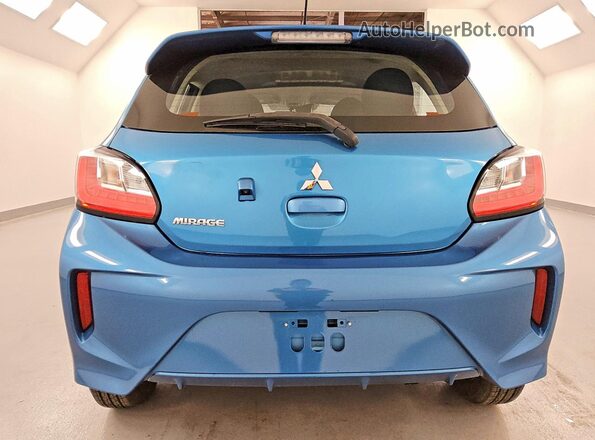 ML32AUHJ6MH014084 2021 MITSUBISHI MIRAGE Blue უკანა ხედი