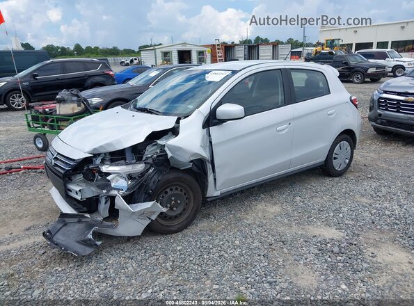 ML32AUHJ6RH028798 2024 MITSUBISHI MIRAGE White წინა მარცხენა ხედი სამი მეოთხედიდან