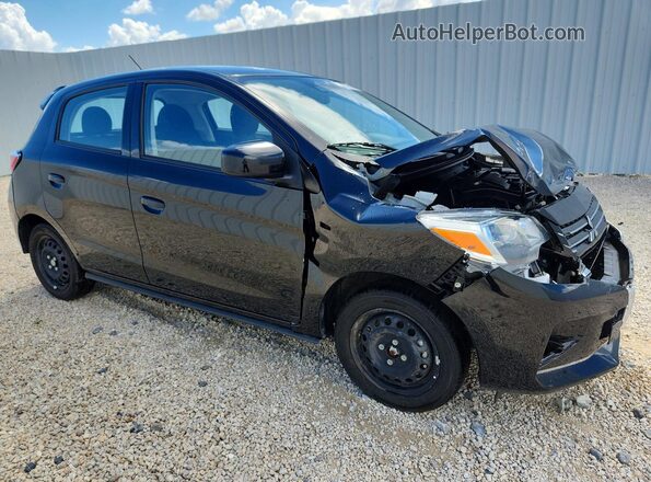 ML32AUHJ6RH034147 2024 MITSUBISHI MIRAGE Black წინა მარჯვენა