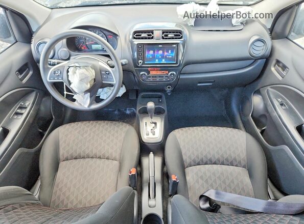 ML32AUHJ6RH034147 2024 MITSUBISHI MIRAGE Black წინა პანელის ხედი