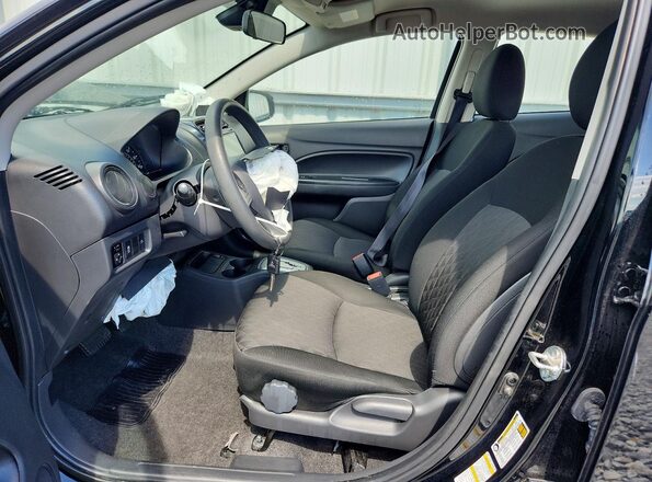 ML32AUHJ6RH034147 2024 MITSUBISHI MIRAGE Black წინა სალონის ხედი