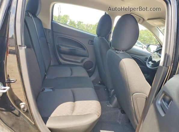 ML32AUHJ6RH037209 2024 MITSUBISHI MIRAGE Black Vista de los asientos traseros