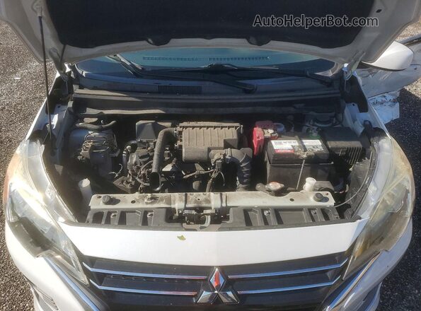 ML32AUHJ8MH000607 2021 MITSUBISHI MIRAGE White Rear interior view