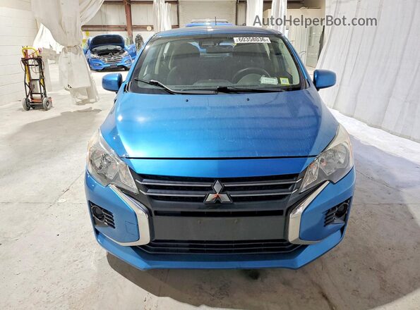 ML32AUHJ8MH004432 2021 MITSUBISHI MIRAGE Blue Вид спереду