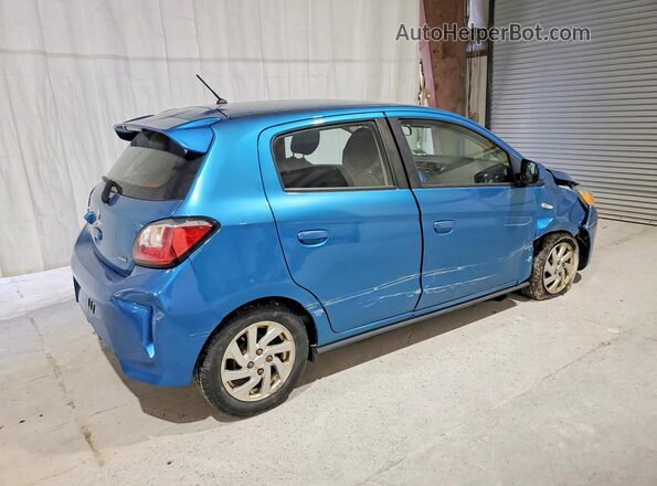 ML32AUHJ8MH004432 2021 MITSUBISHI MIRAGE Blue Задня права чверть