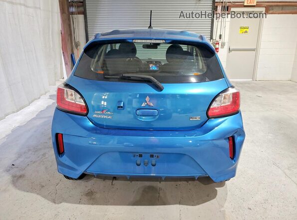 ML32AUHJ8MH004432 2021 MITSUBISHI MIRAGE Blue Вид ззаду