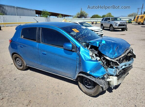 ML32AUHJ8MH014264 2021 MITSUBISHI MIRAGE Blue Delantero derecho