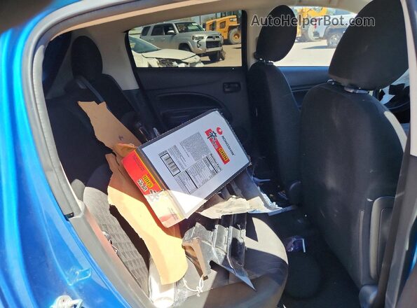 ML32AUHJ8MH014264 2021 MITSUBISHI MIRAGE Blue Vista de los asientos traseros