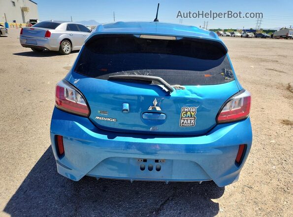 ML32AUHJ8MH014264 2021 MITSUBISHI MIRAGE Blue Vista trasera