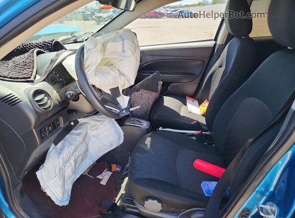 ML32AUHJ8MH014264 2021 MITSUBISHI MIRAGE Blue Vista interior delantera