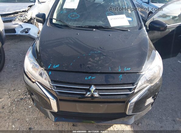 ML32AUHJ8RH010495 2024 MITSUBISHI MIRAGE Black Դիմացի տեսք