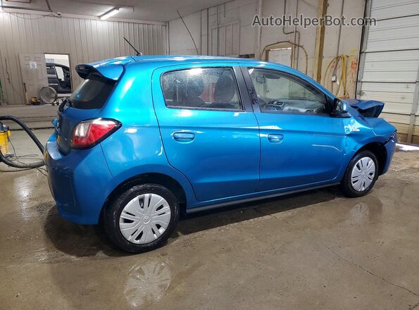 ML32AUHJ8RH015518 2024 MITSUBISHI MIRAGE Blue Задня права чверть