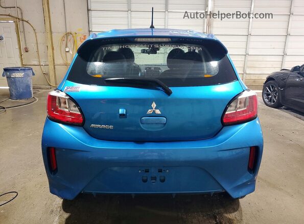 ML32AUHJ8RH015518 2024 MITSUBISHI MIRAGE Blue Вид ззаду