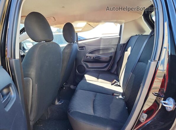 ML32AUHJ8RH017172 2024 MITSUBISHI MIRAGE Black Rear seats view