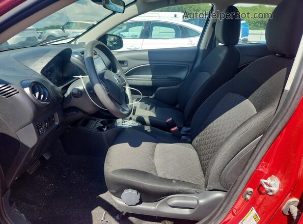 ML32AUHJ8RH033940 2024 MITSUBISHI MIRAGE Red წინა სალონის ხედი
