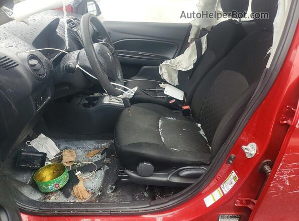 ML32AUHJ9MH014161 2021 MITSUBISHI MIRAGE Красный Вид салона спереди