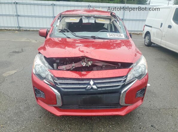 ML32AUHJ9MH014161 2021 MITSUBISHI MIRAGE Красный Вид спереди