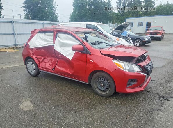 ML32AUHJ9MH014161 2021 MITSUBISHI MIRAGE Красный Передняя правая четверть