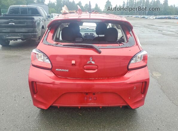 ML32AUHJ9MH014161 2021 MITSUBISHI MIRAGE Красный Вид сзади