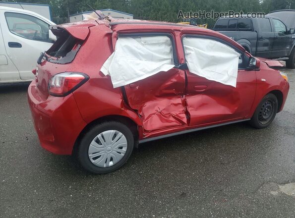 ML32AUHJ9MH014161 2021 MITSUBISHI MIRAGE Красный Задняя правая четверть