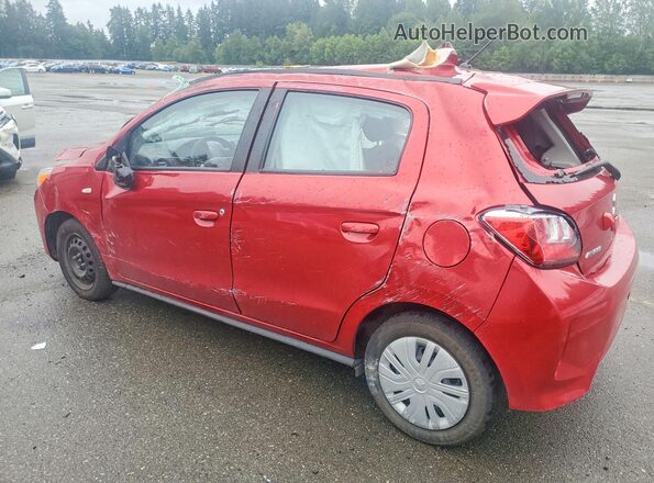ML32AUHJ9MH014161 2021 MITSUBISHI MIRAGE Красный Задняя левая четверть