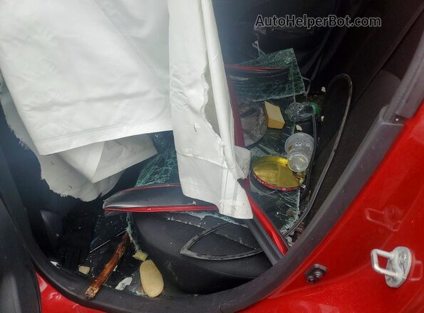 ML32AUHJ9MH014161 2021 MITSUBISHI MIRAGE Красный Вид задней части салона