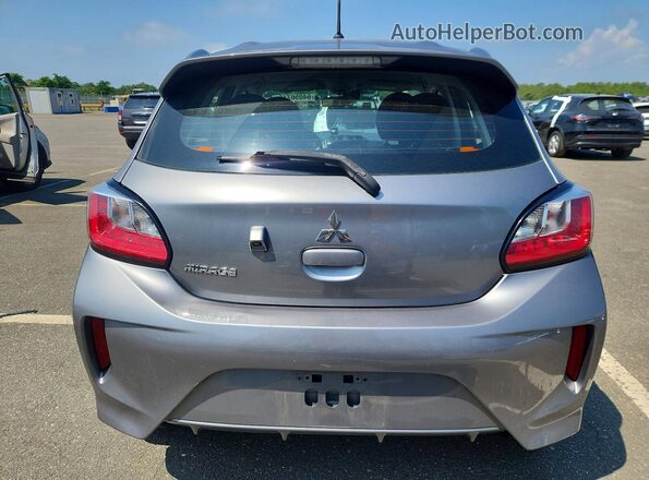 ML32AUHJ9NH003436 2022 MITSUBISHI MIRAGE Gray Вид ззаду