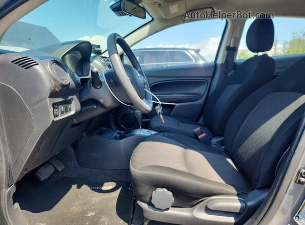 ML32AUHJ9NH003436 2022 MITSUBISHI MIRAGE Gray Вид салону спереду