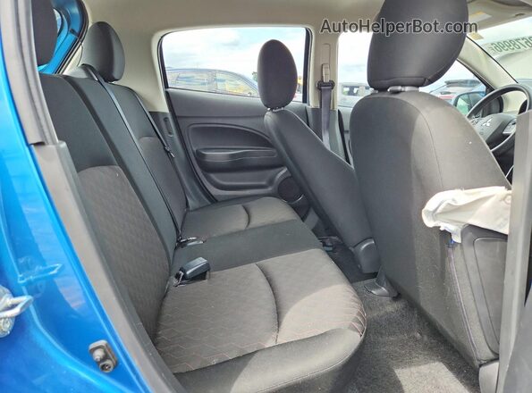 ML32AUHJ9NH007776 2022 MITSUBISHI MIRAGE Blue Հետևի նստատեղերի տեսք