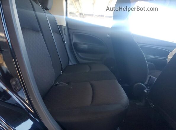 ML32AUHJ9RH011719 2024 MITSUBISHI MIRAGE Black უკანა სავარძლების ხედი