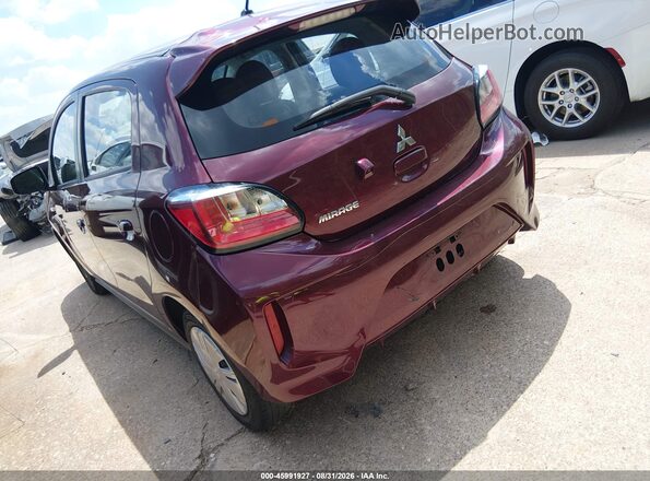 ML32AUHJ9RH024874 2024 MITSUBISHI MIRAGE Темно-бордовый Задняя левая четверть