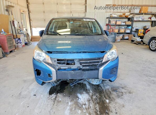 ML32AUHJXMH005002 2021 MITSUBISHI MIRAGE Blue Widok z przodu