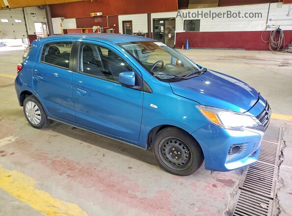 ML32AUHJXRH017299 2024 MITSUBISHI MIRAGE Blue წინა მარჯვენა