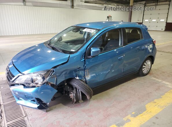 ML32AUHJXRH017299 2024 MITSUBISHI MIRAGE Blue VIN კოდის სტიკერის ხედი