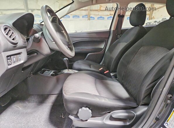 ML32AUHJXRH017335 2024 MITSUBISHI MIRAGE Black Vista interior trasera