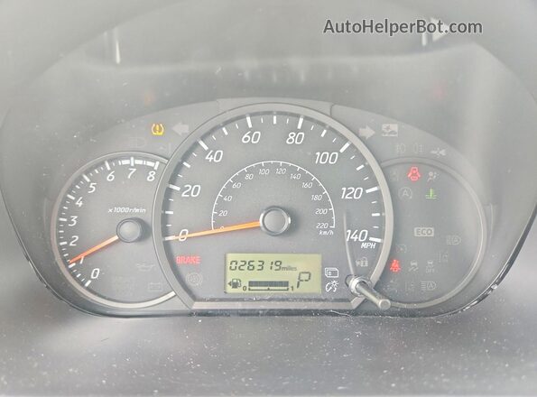 ML32AUHJXRH017500 2024 MITSUBISHI MIRAGE Silver Вид щитка приладів