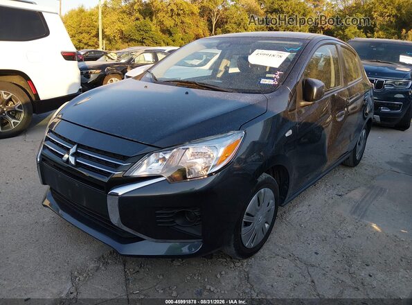 ML32AUHJXRH022521 2024 MITSUBISHI MIRAGE Blue Առջևի ձախ երեք քառորդ տեսարան