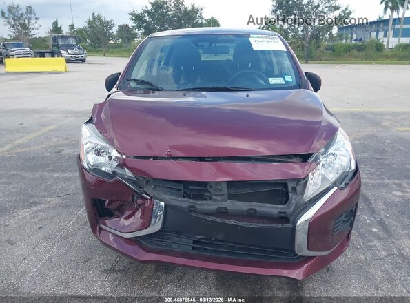 ML32AUHJXRH024592 2024 MITSUBISHI MIRAGE Red Դիմացի տեսք