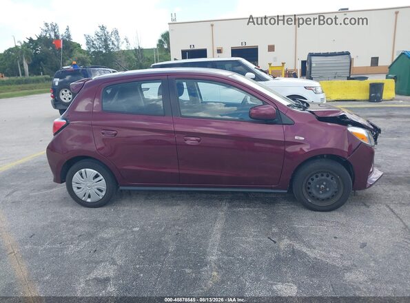 ML32AUHJXRH024592 2024 MITSUBISHI MIRAGE Red Սալոնի 360 աստիճան տեսք