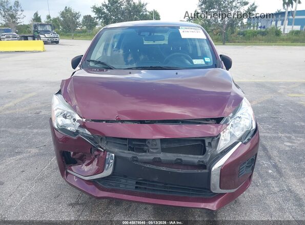 ML32AUHJXRH024592 2024 MITSUBISHI MIRAGE Red Սալոնի հետևի տեսք