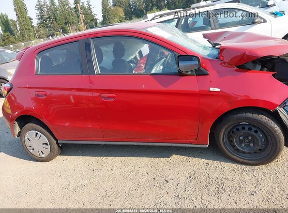 ML32AUHJXRH032238 2024 MITSUBISHI MIRAGE Red უკანა სალონის ხედი