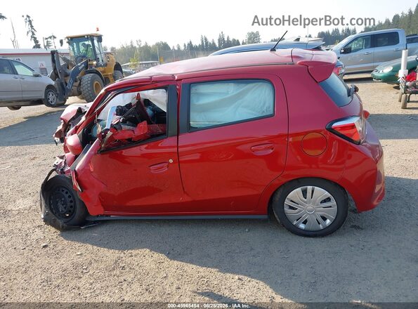 ML32AUHJXRH032238 2024 MITSUBISHI MIRAGE Red სალონის 360-გრადუსიანი ხედი