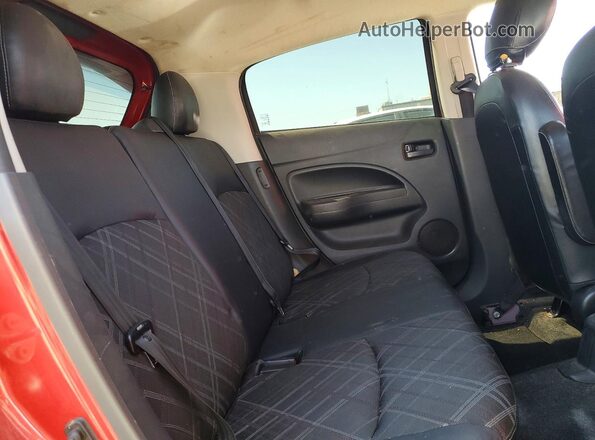 ML32AWHJ1MH000430 2021 MITSUBISHI MIRAGE Red უკანა სავარძლების ხედი