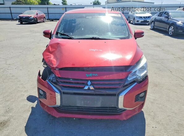 ML32AWHJ1MH000430 2021 MITSUBISHI MIRAGE Red წინა ხედი