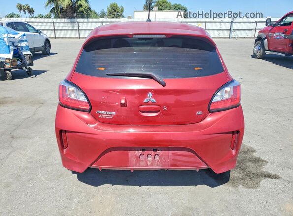 ML32AWHJ1MH000430 2021 MITSUBISHI MIRAGE Red უკანა ხედი
