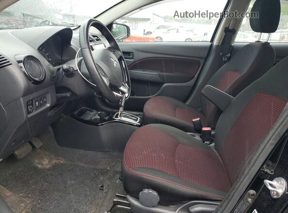 ML32AWHJ6RH004108 2024 MITSUBISHI MIRAGE Black წინა სალონის ხედი