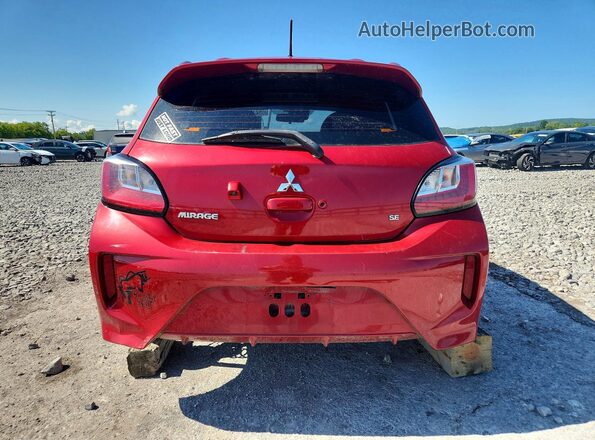ML32AWHJ7MH009925 2021 MITSUBISHI MIRAGE Red Հետևի տեսք