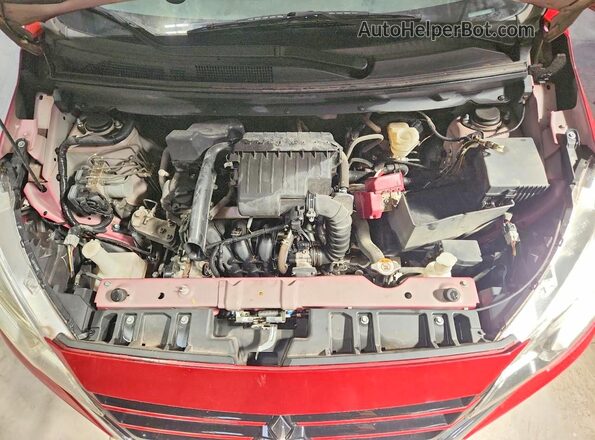 ML32AWHJ7MH009925 2021 MITSUBISHI MIRAGE Red Սալոնի հետևի տեսք